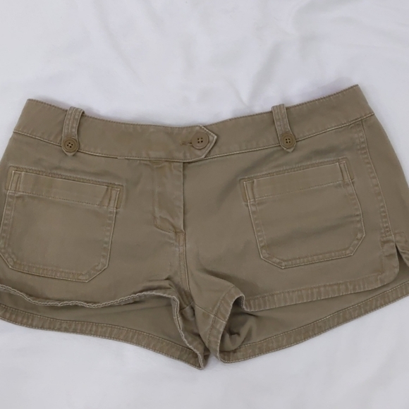 DELIA*S Tibbi Dark Khaki Shorts Size 5/6 - Picture 1 of 7